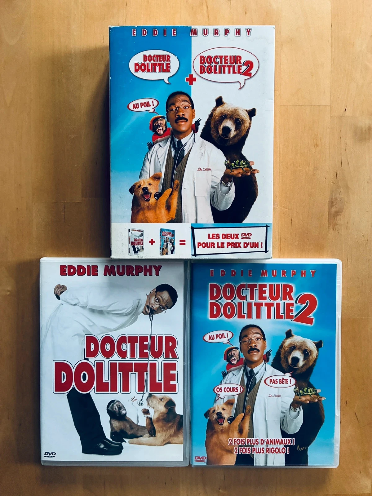 Coffret 2 DVD Professor Dolittle 1 en 2 Eddie Murphy. – photo 3